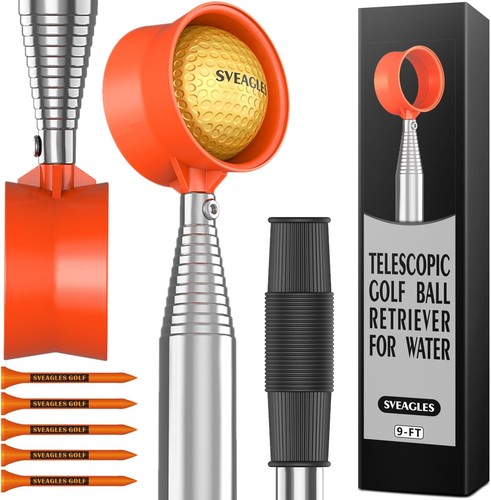 Golf ball retriever telescopic - ball,