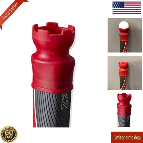 Red golf ball - red,