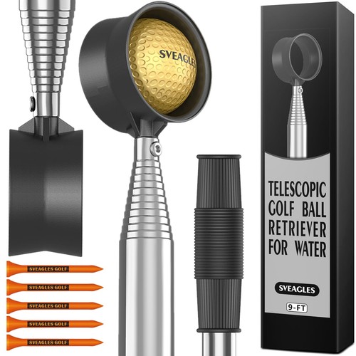 Golf ball retriever telescopic - ball,