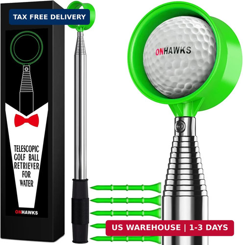 Telescopic golf ball - golf, retriever