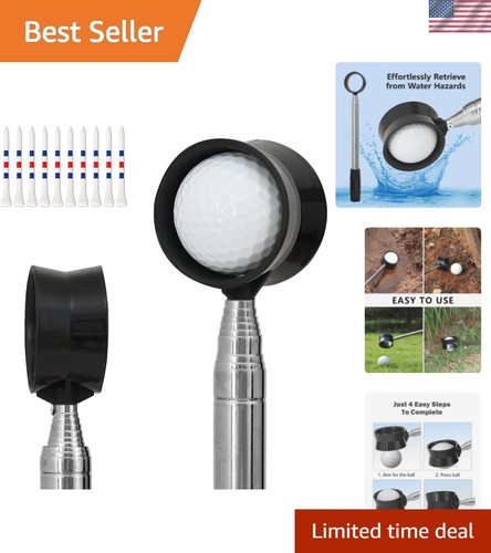 Telescopic golf ball retriever - ball,
